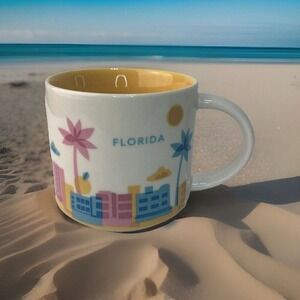 Starbucks Florida 2015 Coffee Tea Mug Cup 14 Oz‎ You Are Here Collection